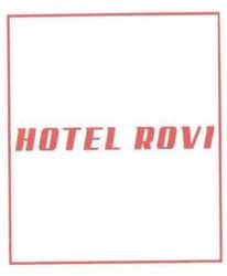 Trademark HOTEL ROVI