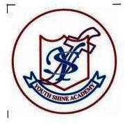 Trademark YS YOUTH SHINE ACADEMY + LOGO