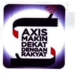 Trademark AXIS MAKIN DEKAT DEGNAN RAKYAT + LOGO