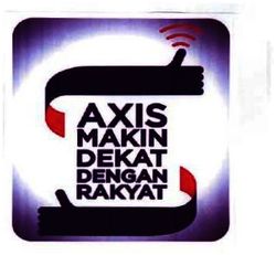 Trademark AXIS MAKIN DEKAT DEGNAN RAKYAT + LOGO