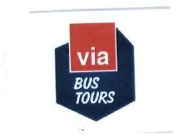 Trademark VIA BUS TOURS