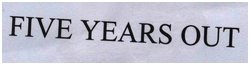 Trademark FIVE YEARS OUT