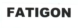 Trademark FATIGON