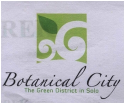 Trademark BOTANICAL CITY THE GREEN DISTRICT IN SOLO