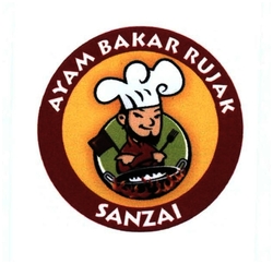 Trademark AYAM BAKAR RUJAK SANZAI + LUK