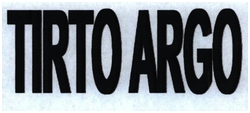 Trademark TIRTO ARGO