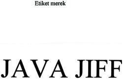 Trademark JAVA JIFF : Sebuah penamaan.