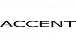 Trademark "ACCENT"