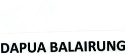 Trademark DAPUA BALAIRUNG