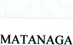 Trademark MATANAGA