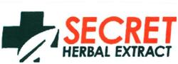 Trademark SECRET HERBAL EXTRACT + LOGO