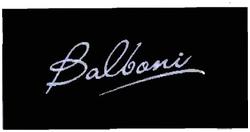 Trademark BALBONI