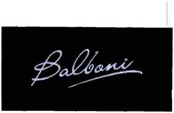 Trademark BALBONI