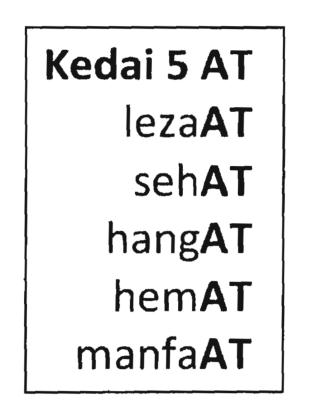 Trademark Kedai 5 AT