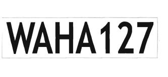 Trademark WAHA 127