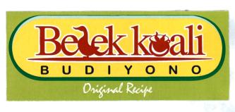 Trademark BEBEK KUALI BUDIYONO