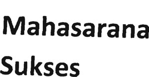 Trademark MAHASARANA SUKSES