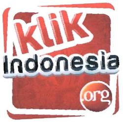 Trademark KLIK INDONESIA ORG