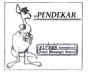 Trademark Si PENDEKAR + Lukisan kangguru