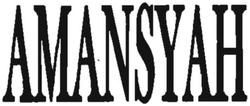 Trademark AMANSYAH