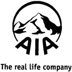 Trademark AIA THE REAL LIFE COMPANY