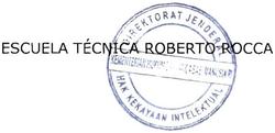 Trademark ESCUELA TECNICA ROBERTO ROCCA