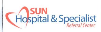 Trademark SUN HOSPITAL & SPECIALIST REFERRAL CENTER