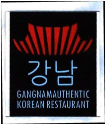 Trademark Huruf kanzi: Gangnamauthentic