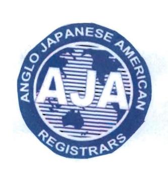 Trademark AJA REGISTRARS + Logo