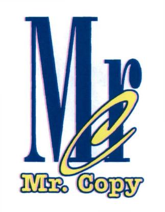 Trademark MR. COPY + LOGO MRC