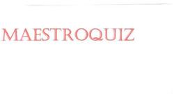 Trademark MAESTROQUIZ