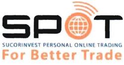 Trademark SPOT + LOGO SINGKATAN DARI SUCORINVEST PERSONAL ONLINE TRADING (SUCORINVEST PERDAGANGAN PRIBADI LEWAT INTERNET)