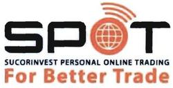 Trademark SPOT + LOGO SINGKATAN DARI SUCORINVEST PERSONAL ONLINE TRADING (SUCORINVEST PERDAGANGAN PRIBADI LEWAT INTERNET)