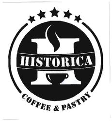 Trademark H HISTORICA COFFE & PASTRY + Logo