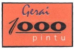 Trademark GERAI 1000 PINTU