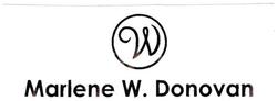 Trademark MARLENE W. DONOVAN