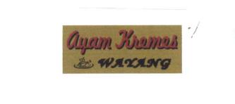 Trademark ayam Kremes WAYANG