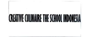 Trademark CREATIVE CULINAIRE THE SCHOOL INDONESIA