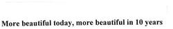 Trademark More beautiful today, more beautiful in 10 years