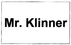 Trademark MR. KLINNER