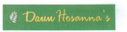 Trademark Daun Hosanna's