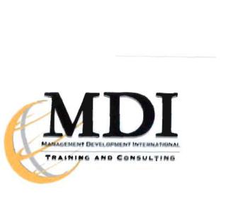 Trademark MDI TRAINING AND CONSULTING