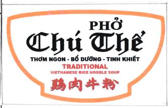 Trademark PHO CHU THE