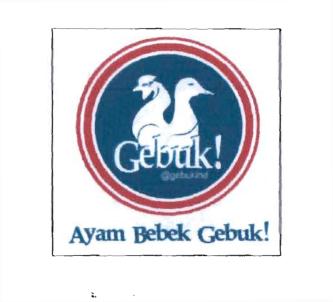 Trademark AYAM BEBEK GEBUK + GAMBAR