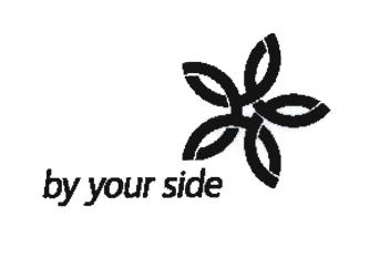 Trademark Logo + by your side