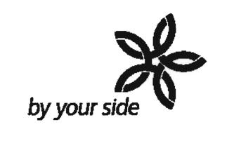 Trademark Logo + by your side