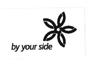 Trademark LOGO + BY YOUR SIDE