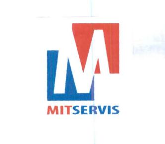 Trademark MIT SERVIS + Logo