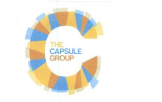 Trademark THE CAPSULE GROUP + Logo