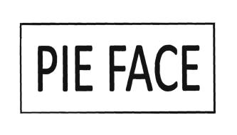 Trademark PIE FACE